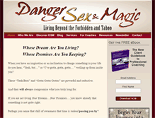 Tablet Screenshot of dangersexmagic.com